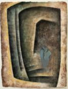 ‡ CHRYS ALLEN (contemporary) large watercolour - titled verso, artist's label Dulwich, London,