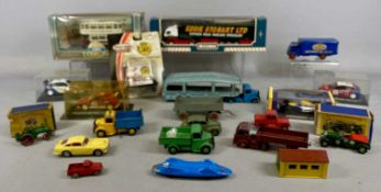 VINTAGE DIECAST SCALE MODEL VEHICLES, including Dinky Super toys Guy, Ever Ready livery; Dinky