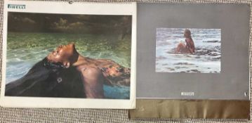 TWO VINTAGE PIRELLI CALENDARS, 1970 Bahamas and undated Jamaica Provenance: private collection