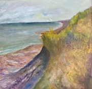 CHRIS LANGLEY oil on canvas - entitled 'Holm View', 57 x 57cms Provenance: donated to aid City