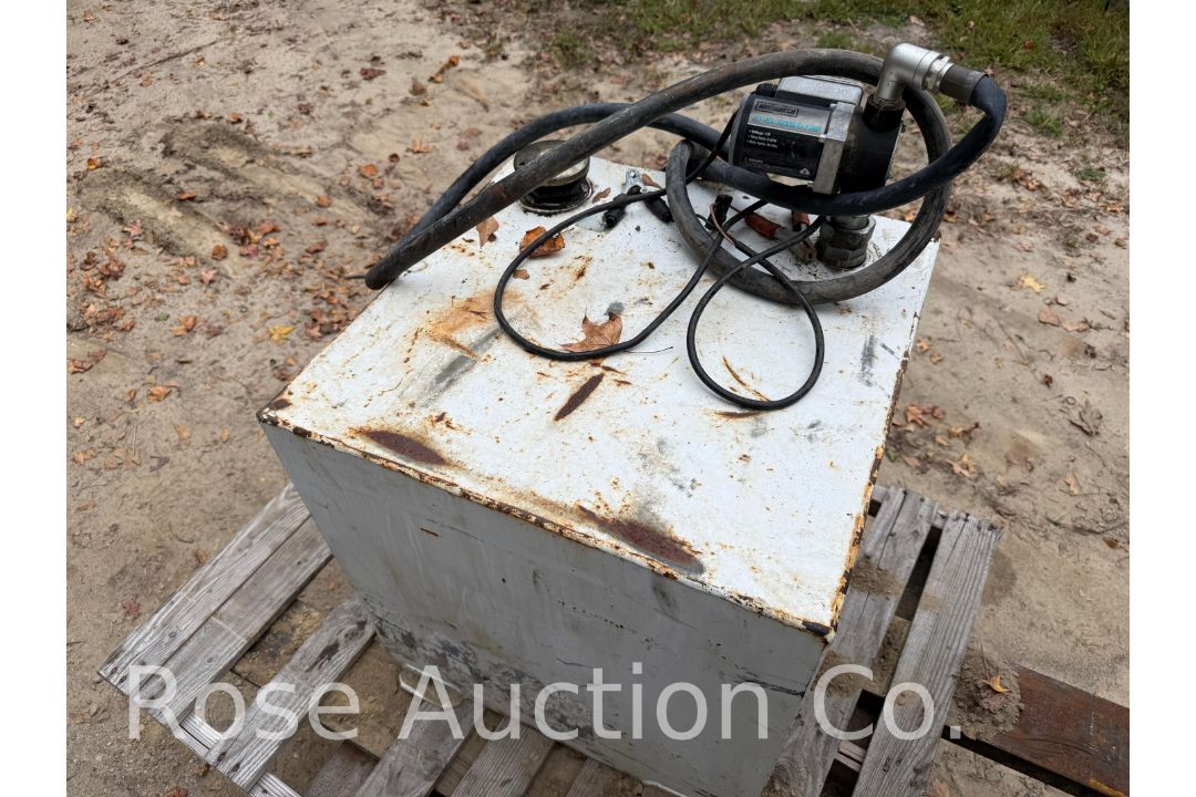 50-Gal Transfer Tank with Pump (Urbanna, VA) - Image 3 of 4