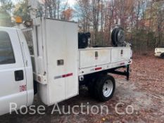 Flatbed service body 84CA with Auto crane 3000 pound crane (Urbanna, VA)