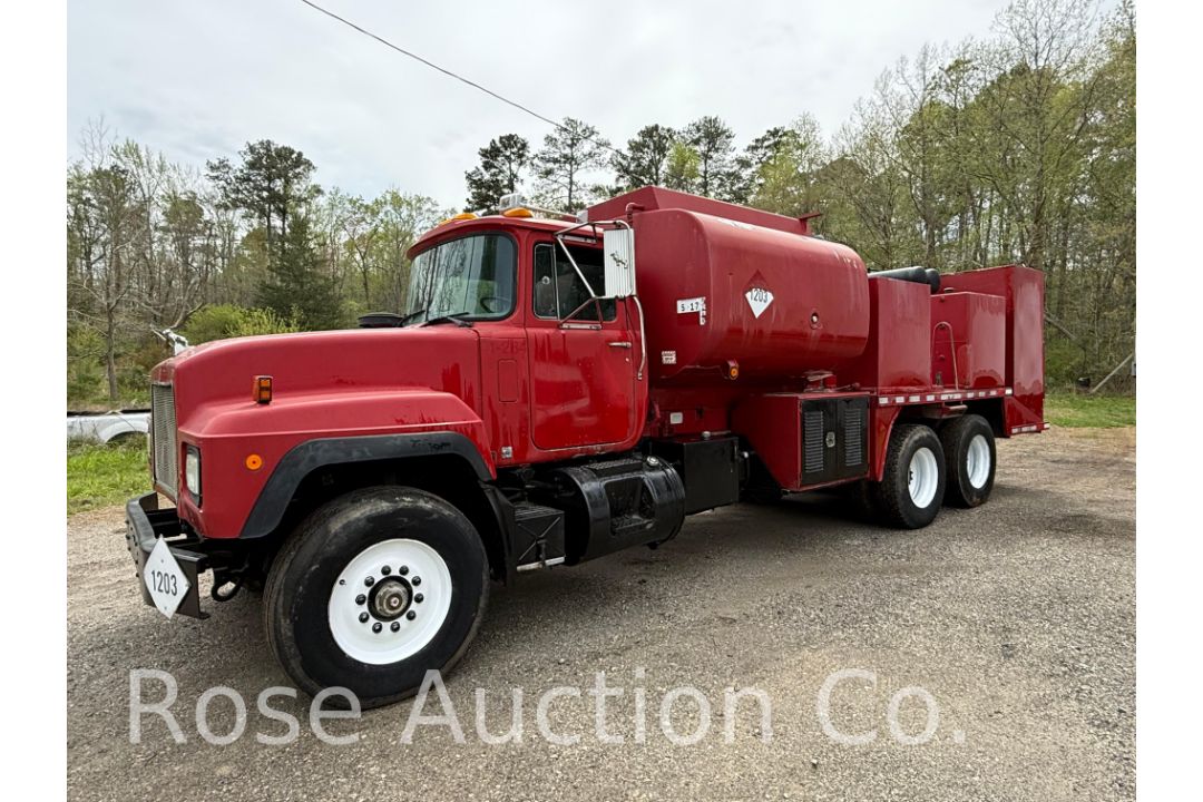 1999 Mack RD694S 1500 gal 6x4 Fuel and Lube Truck (Urbanna, VA) - Image 1 of 48