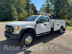 2017 Ford F550 Ext cab 4x4 mechanics truck IMT 6000 crane VMAC 150 air compressor (Urbanna, VA)