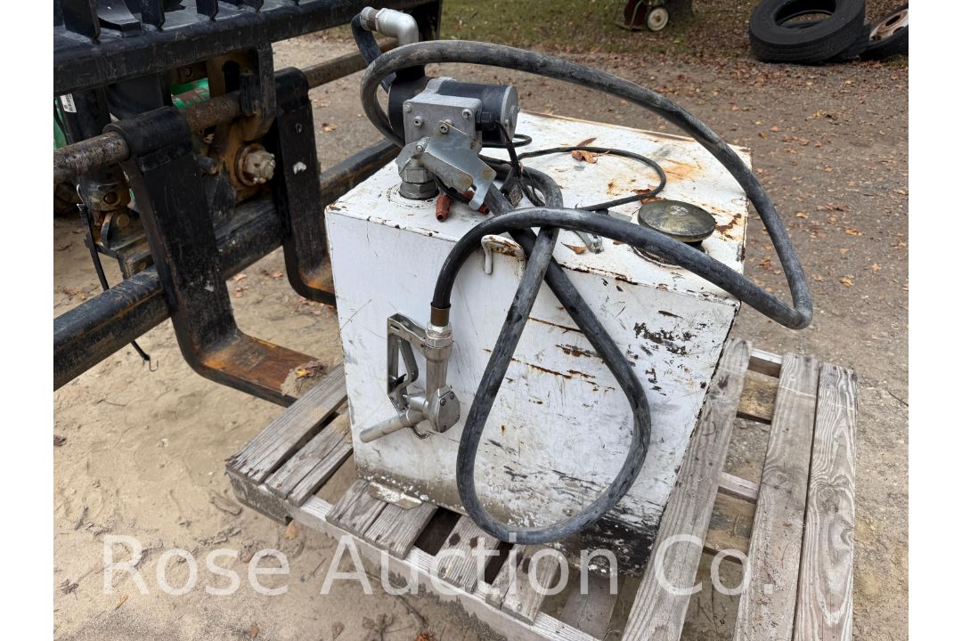 50-Gal Transfer Tank with Pump (Urbanna, VA) - Image 1 of 4