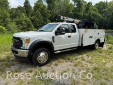2017 Ford F550 Ext cab 4x4 mechanics truck IMT 6000 crane VMAC 150 air compressor (Urbanna, VA)