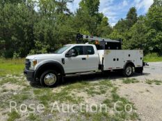2017 Ford F550 Ext cab 4x4 mechanics truck IMT 6000 crane VMAC 150 air compressor (Urbanna, VA)