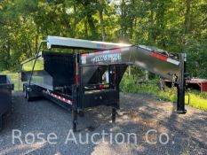 2024 TEXAS PRIDE Gooseneck Roll-off Dumpster trailer 3 20 Yard dumpster included (Locust Hill, VA)