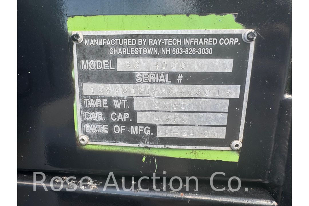 2005 RAY-TECH 4-Ton Asphalt Hot Box (Rockville, VA) - Image 14 of 15