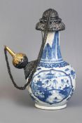 Chinesische Kendi Kanne mit Silbermontur