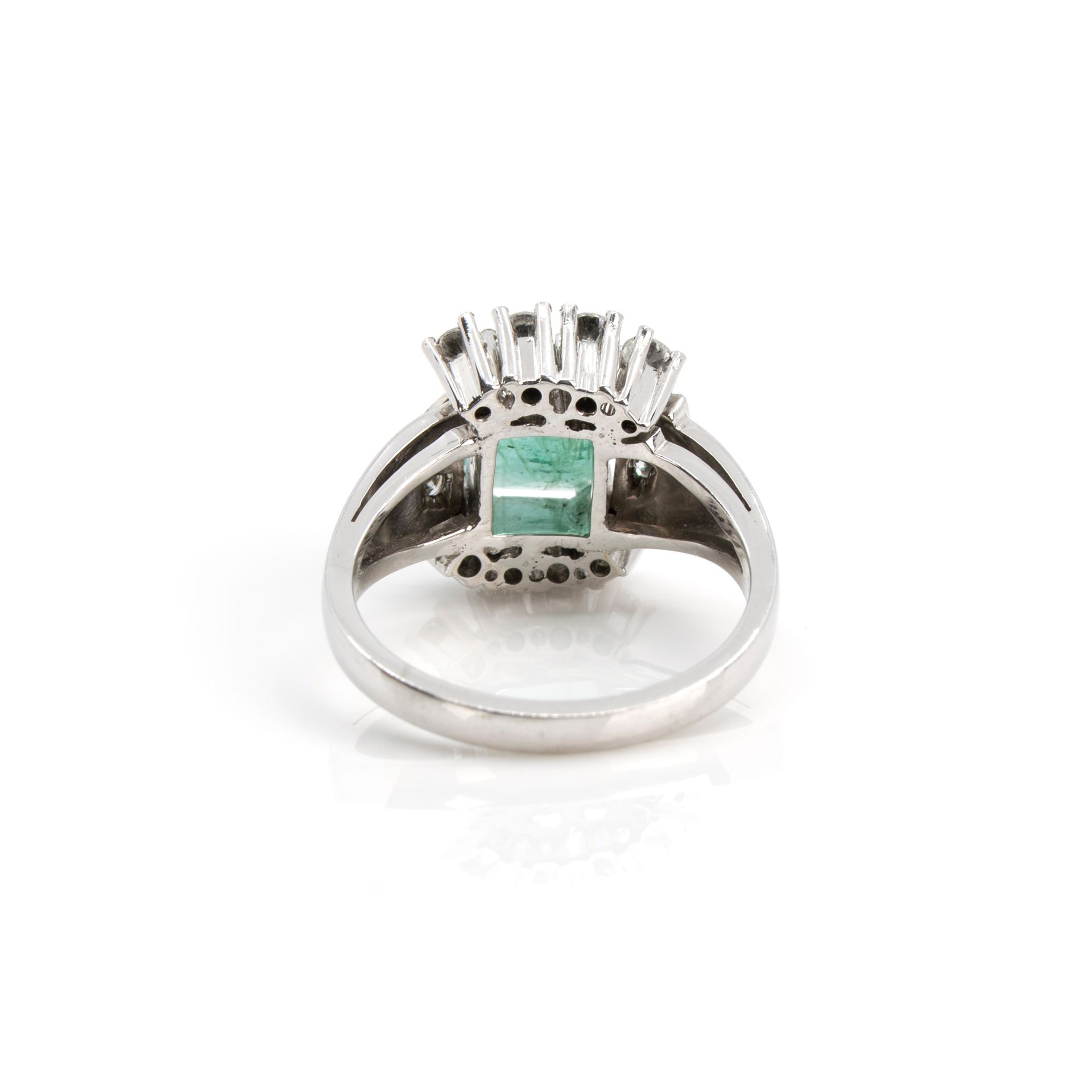 Smaragd-Diamantring - Bild 4 aus 5