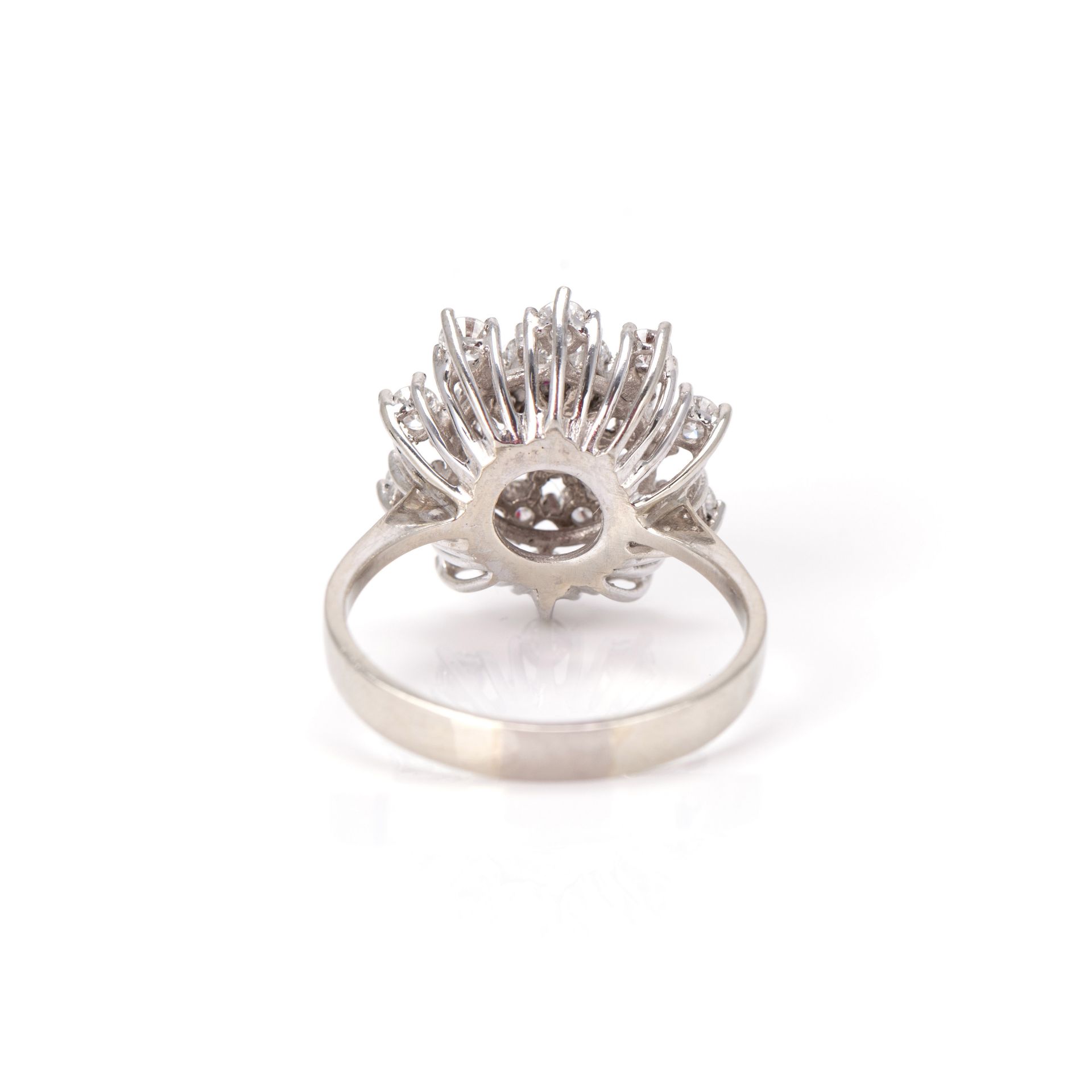 Entouragering mit Diamant- und Rubinbesatz - Bild 4 aus 5