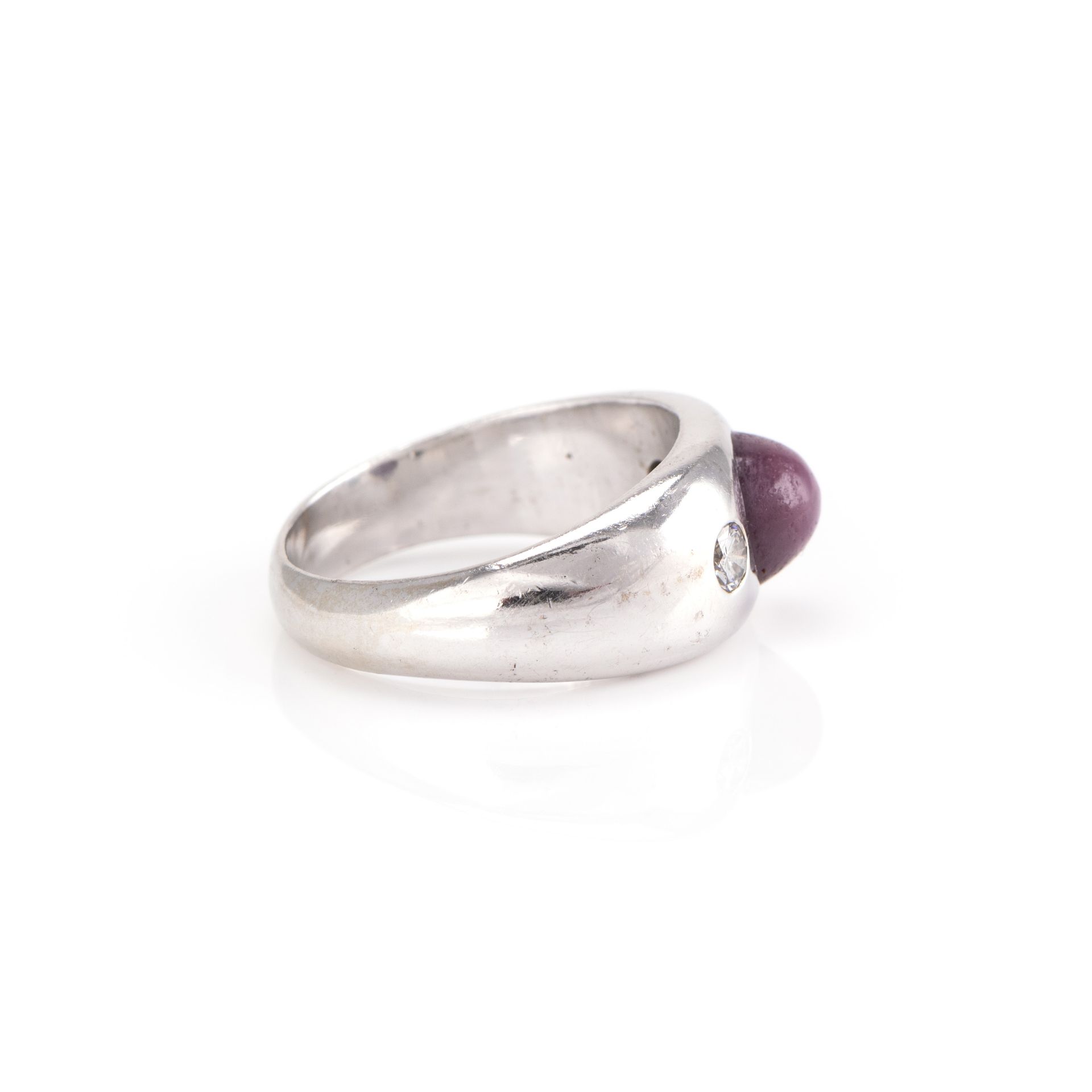 Ring mit Sternrubin - Bild 3 aus 5