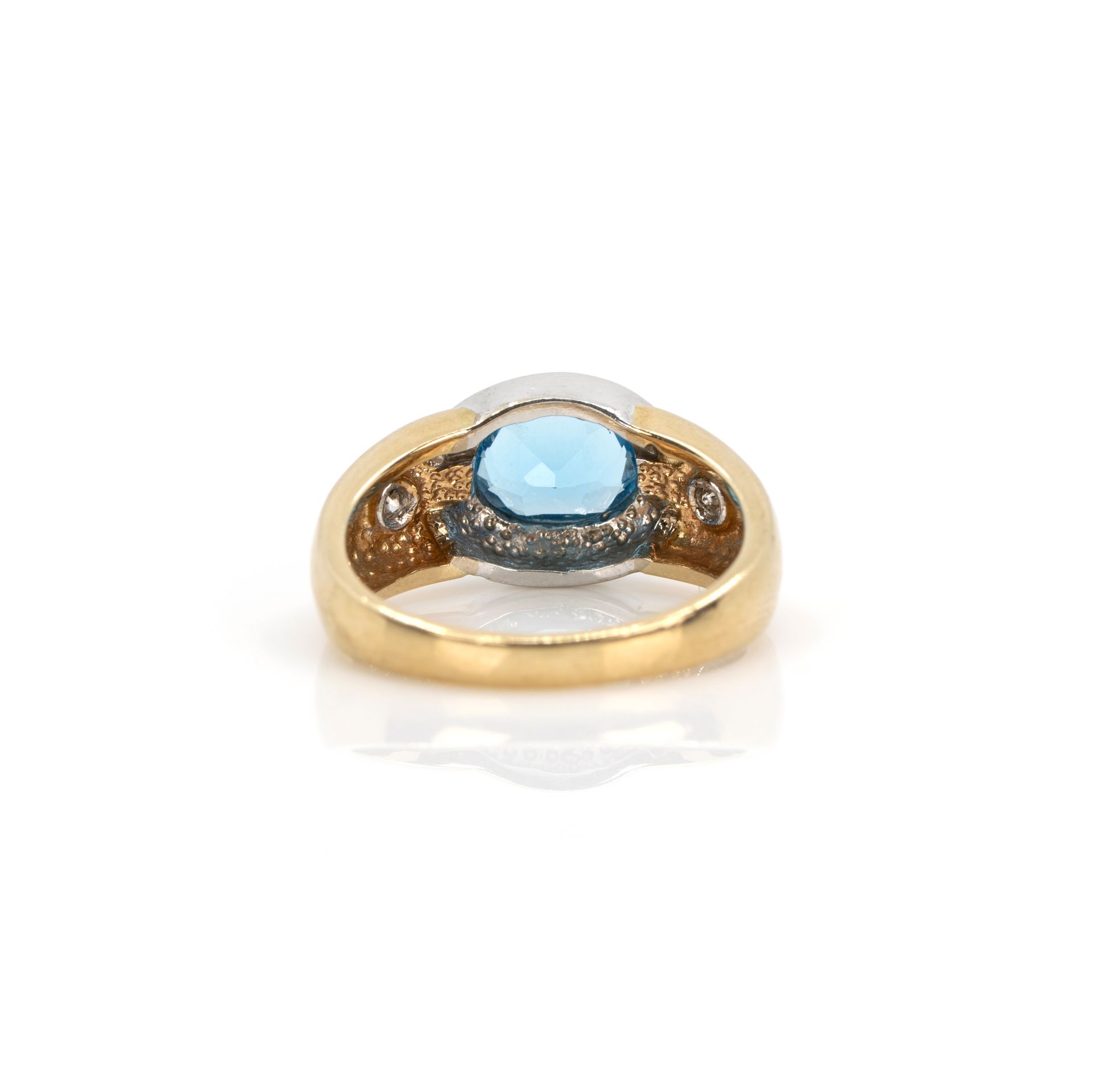 Blautops-Diamantring - Bild 4 aus 5