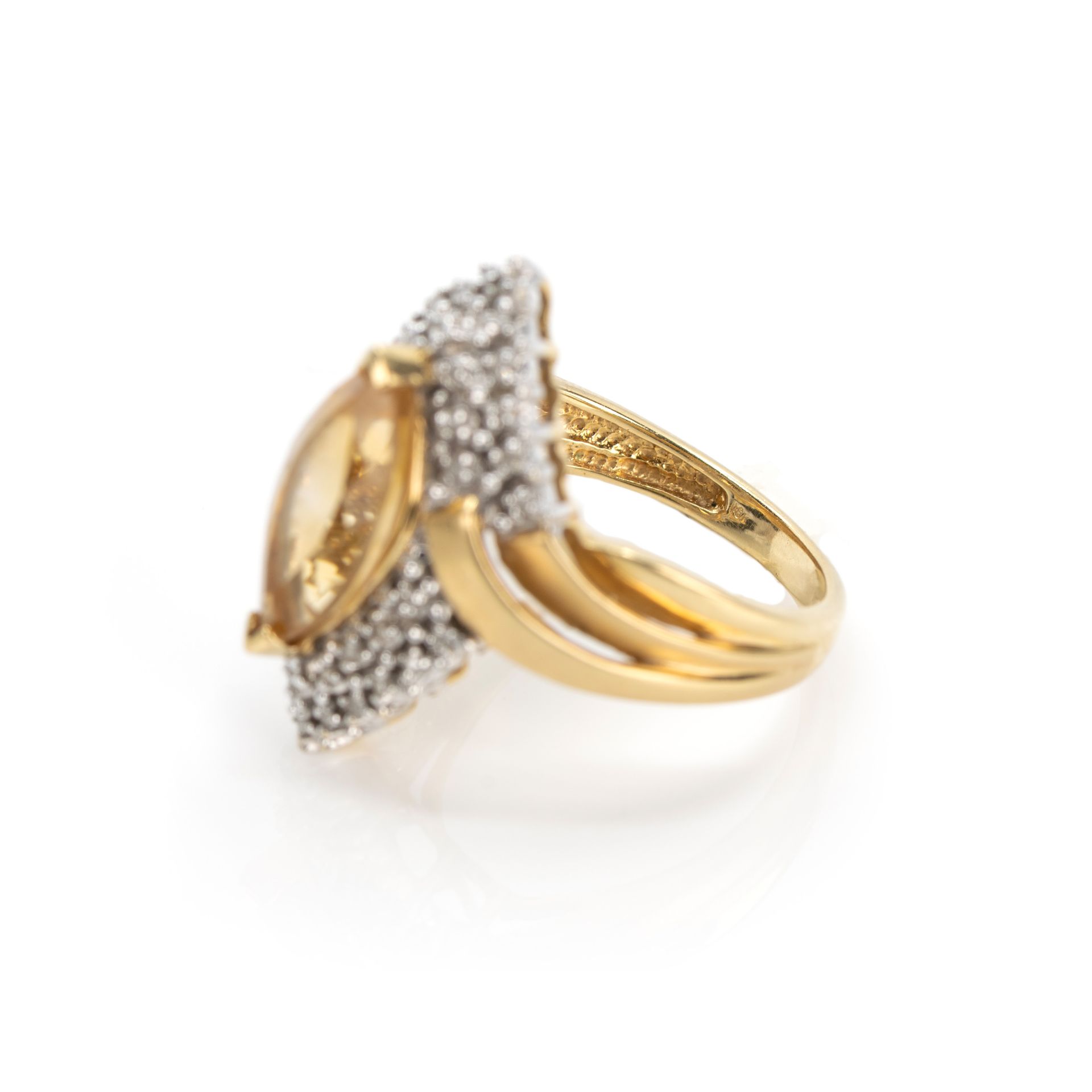 Citrin-Diamant-Schmuckset - Bild 5 aus 7