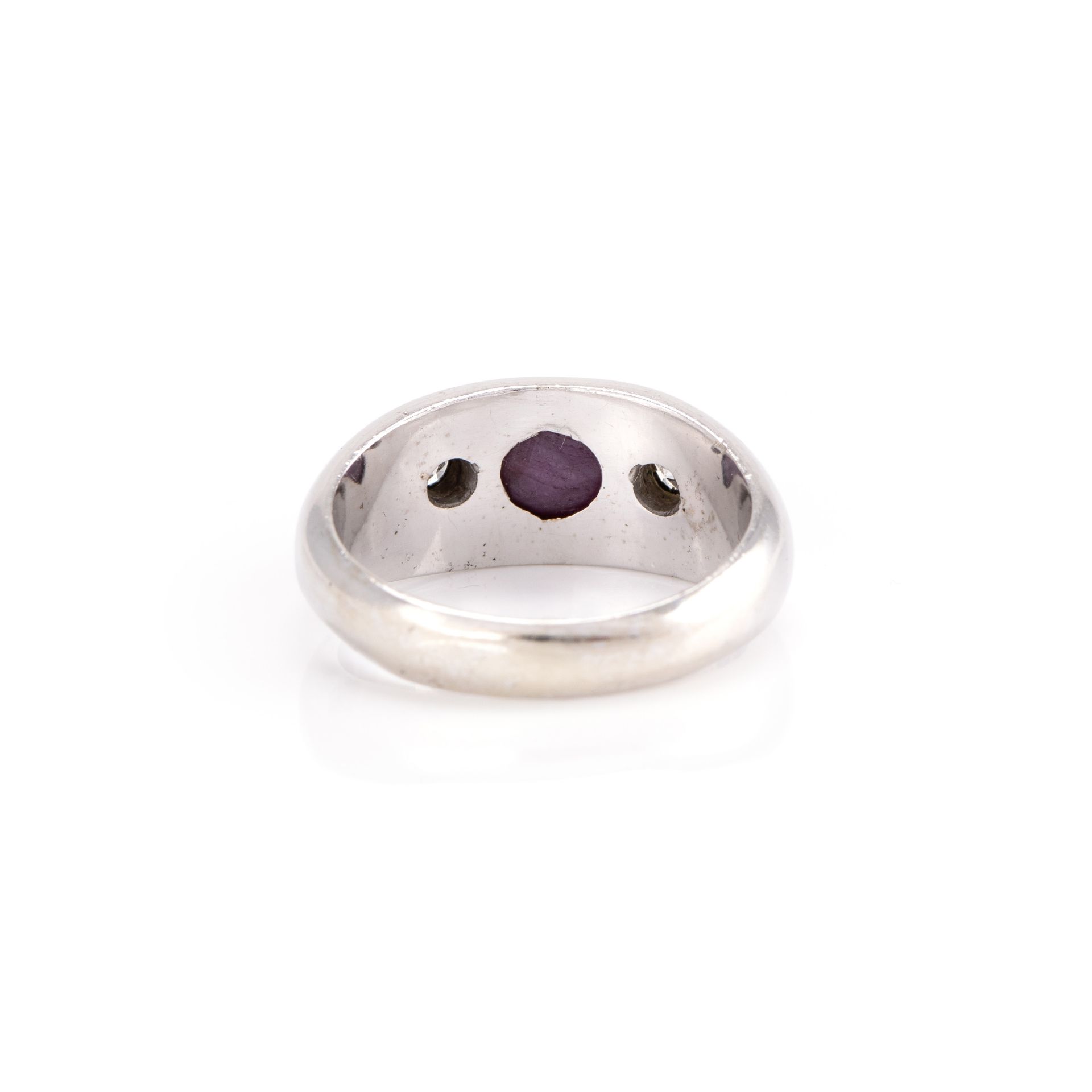 Ring mit Sternrubin - Bild 4 aus 5