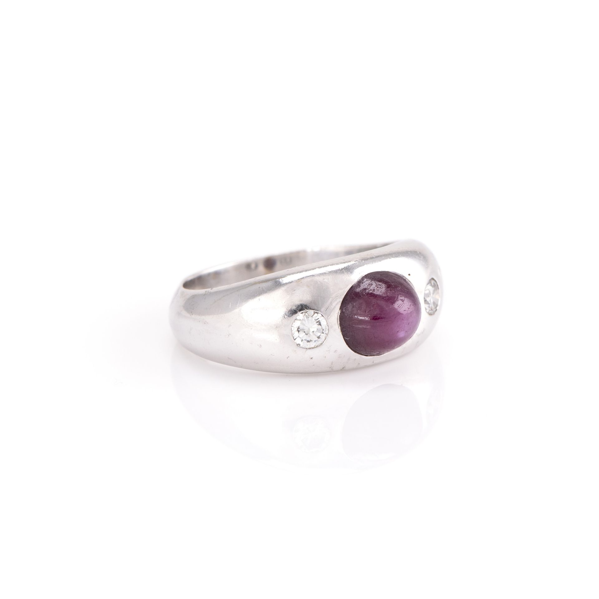 Ring mit Sternrubin - Bild 2 aus 5