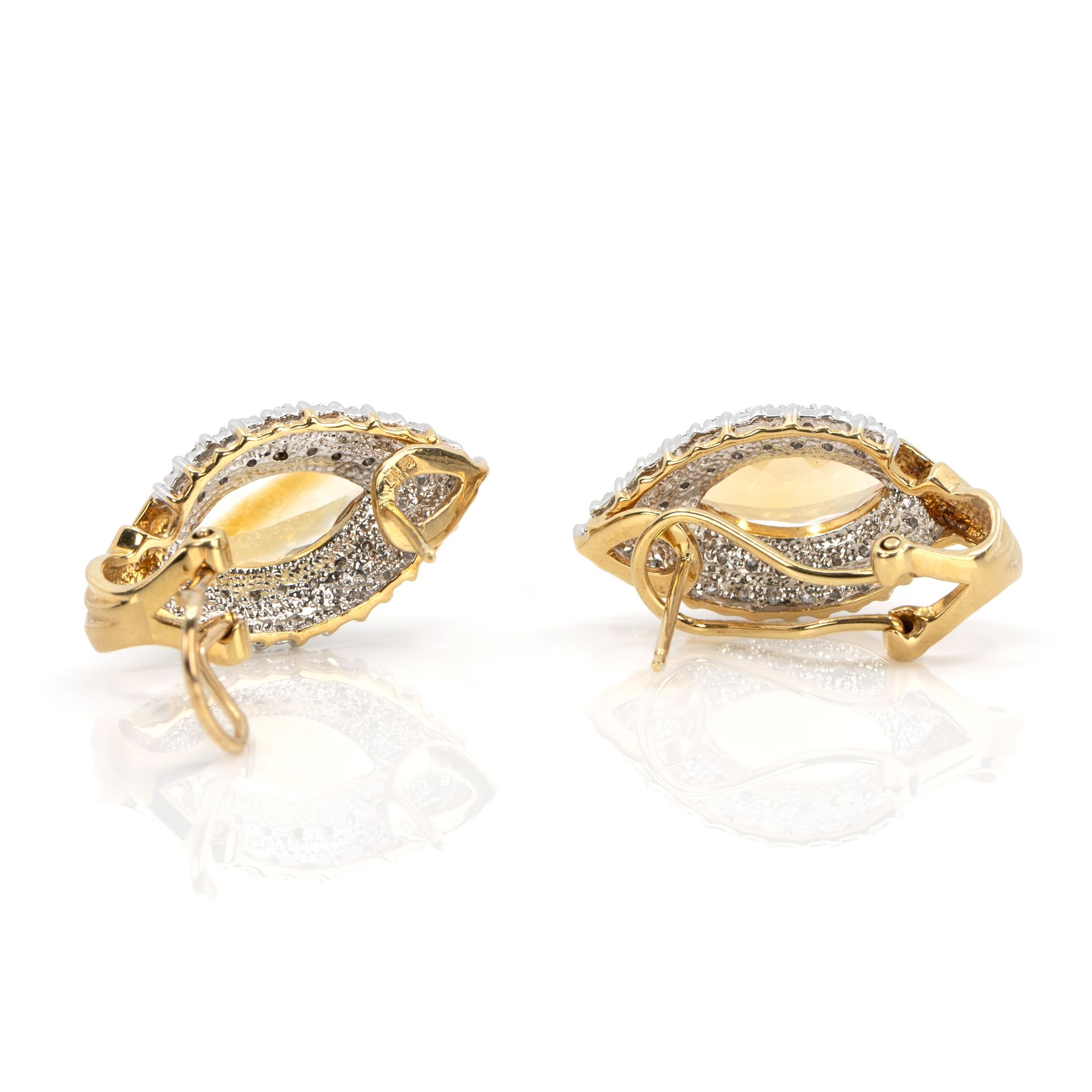 Citrin-Diamant-Schmuckset - Bild 6 aus 7