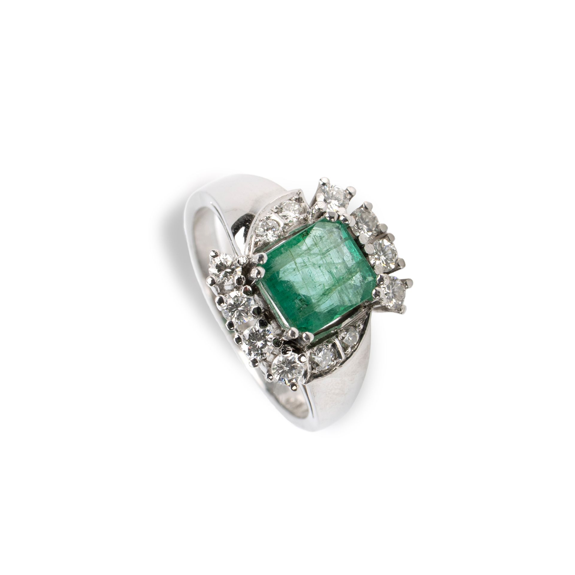 Smaragd-Diamantring