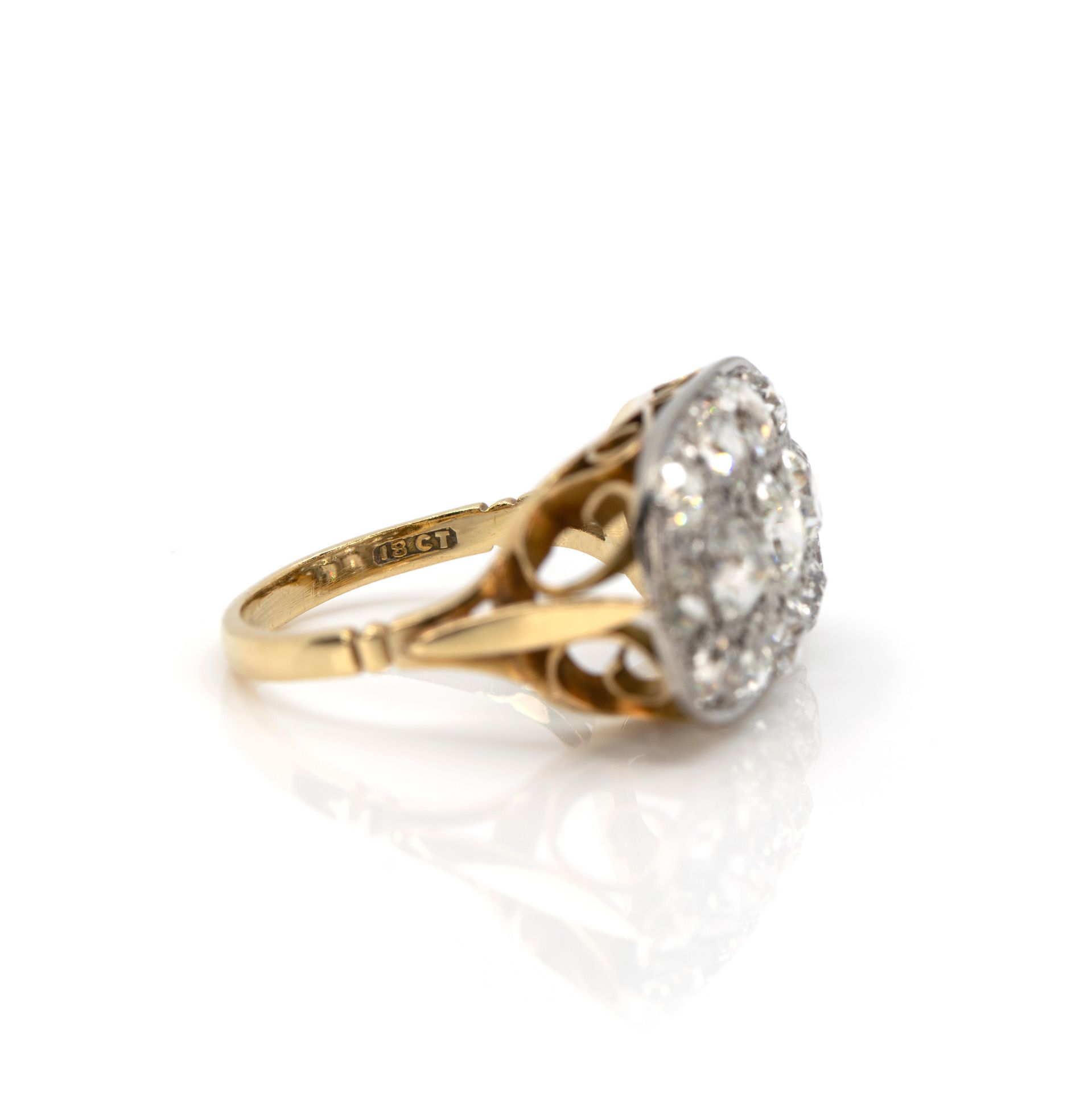 Art déco Diamantring - Bild 5 aus 5