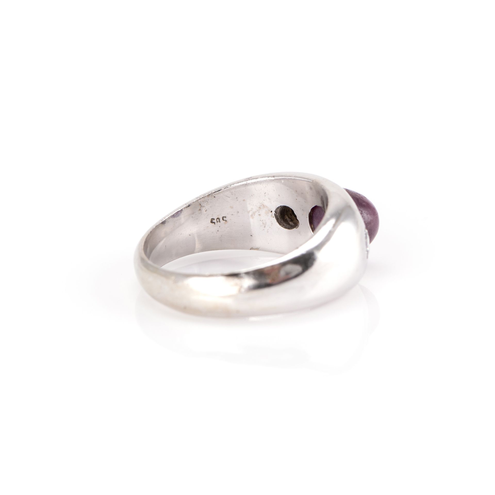 Ring mit Sternrubin - Bild 5 aus 5
