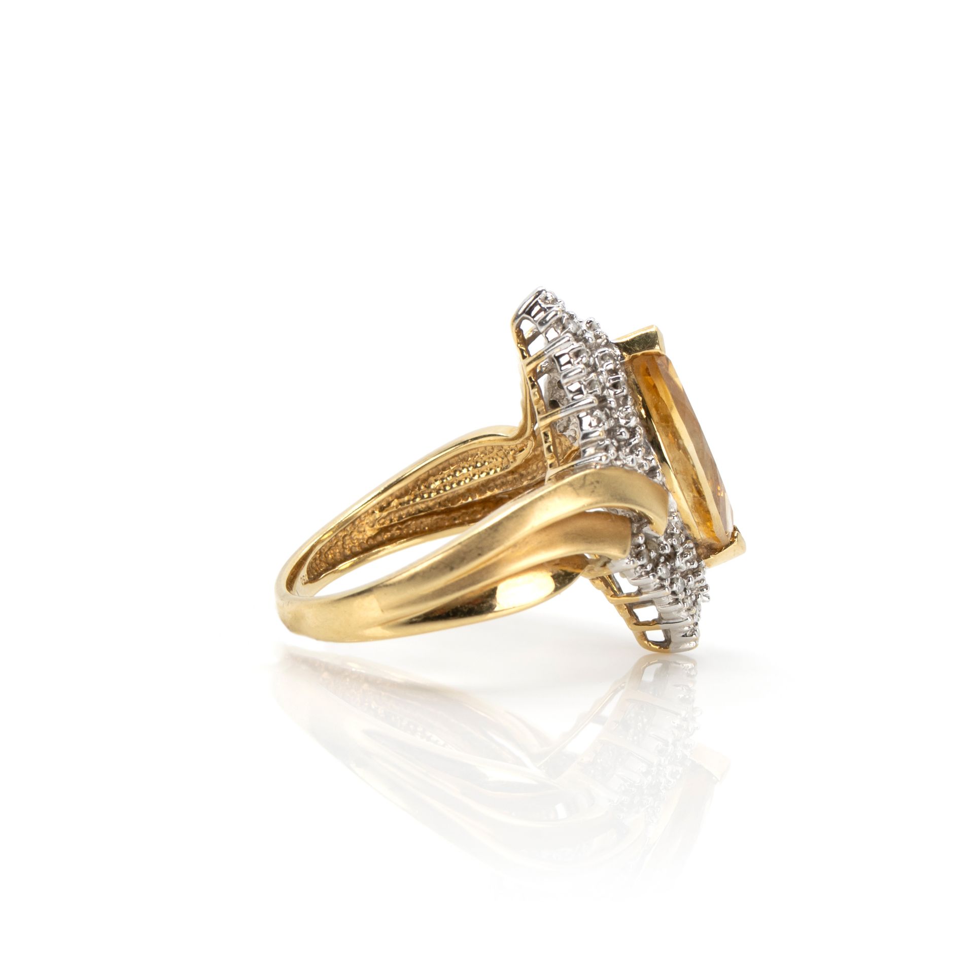 Citrin-Diamant-Schmuckset - Bild 3 aus 7