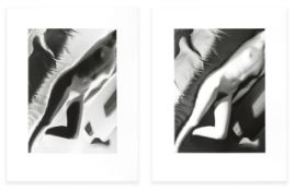 2-tlg., Zwei weibliche Akte (Positiv und Negativ)