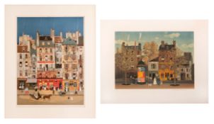 Zwei Pariser Stadtansichten