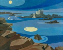 Mont-Saint-Michel im Mondlicht