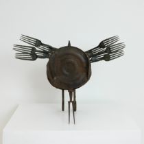 George Fullard ARA (1923–1973) Phoenix, 1960 Metal  Only known edition  27.3cm high  Provenance: The