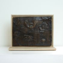 George Fullard ARA (1923–1973) Brother Sun, Sister Moon, 1960 Bronze in a wooden frame Only know