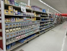 96FT OF MADIX GONDOLA SHELVING