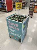 24IN X 24IN X 36IN PORTABLE BIN MERCHANDISERS