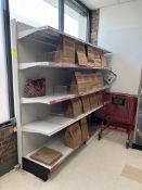 8FT OF MADIX WALL SHELVING