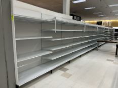 60FT OF MADIX WALL SHELVING