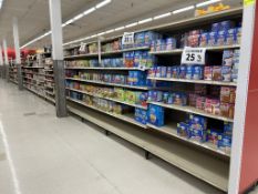 96FT OF MADIX GONDOLA SHELVING