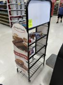 PORTABLE WIRE DISPLAY ON CASTERS