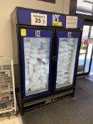 TRUE TWO DOOR ICE MERCHANDISER