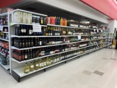 35FT OF MADIX WALL SHELVING