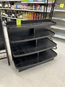 38IN X 18IN X 35IN 4 TIER MERCHANDISER