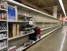 89FT OF MADIX WALL SHELVING