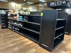 12FT OF MADIX GONDOLA SHELVING