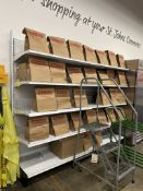 8FT OF MADIX WALL SHELVING