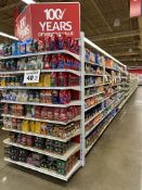 88FT OF MADIX GONDOLA SHELVING