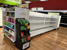 12FT OF MADIX GONDOLA SHELVING