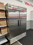 2022 EXCELLENCE TWO DOOR STAINLESS REFRIGERATOR