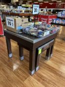 NESTING MERCHANDISING TABLES