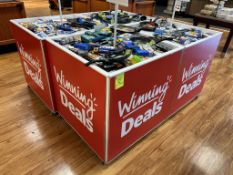 36IN X 36IN X 36IN PORABLE BIN MERCHANDISERS