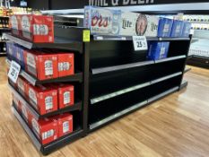 8FT OF UNMARKED GONDOLA SHELVING