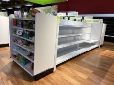 12FT OF MADIX GONDOLA SHELVING